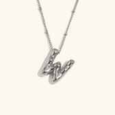 Balloon initial necklace