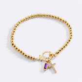 Eli – Cross pendant bracelet