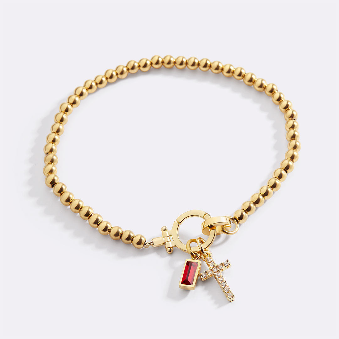 Eli – Cross pendant bracelet