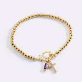 Eli – Cross pendant bracelet