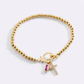 Eli – Cross pendant bracelet