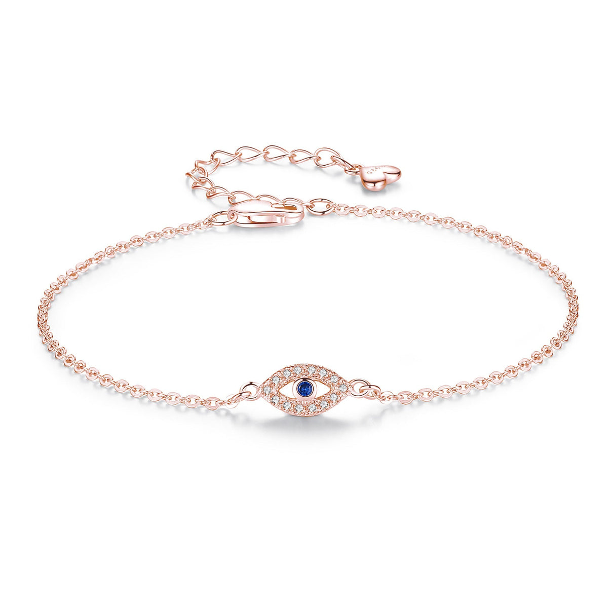 Evil eye link bracelet