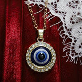 Eleni – Blue eye pendant necklace