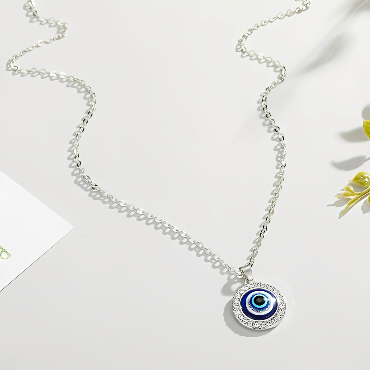 Eleni – Blue eye pendant necklace