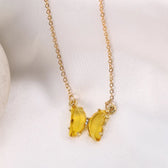 Petite butterfly necklace