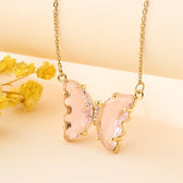 Petite butterfly necklace