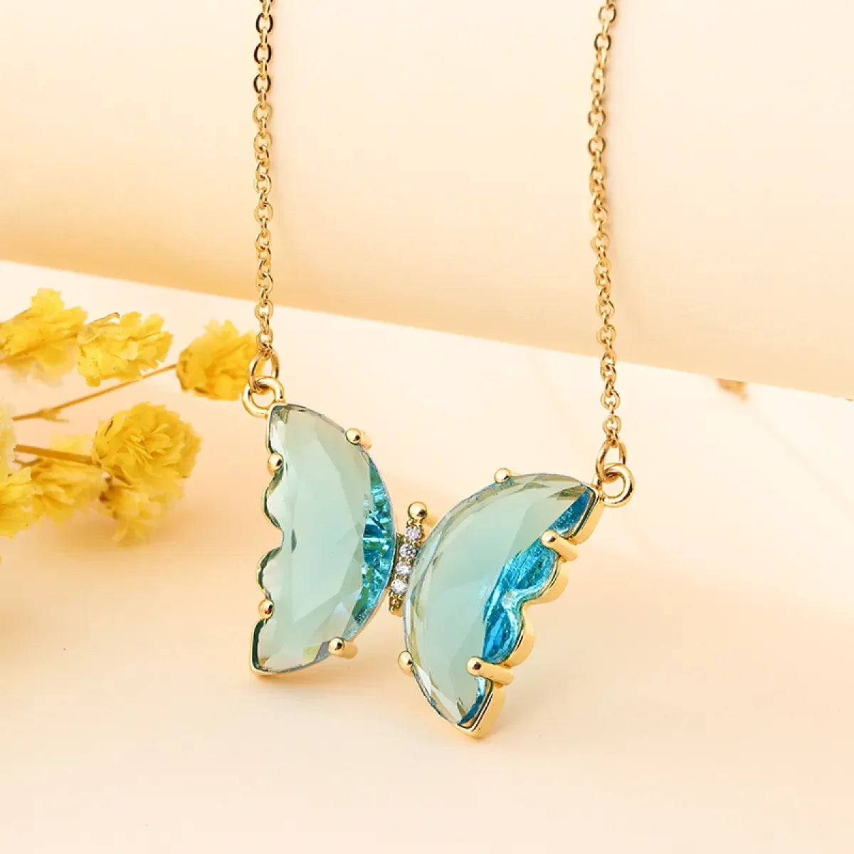 Petite butterfly necklace