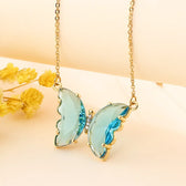 Petite butterfly necklace