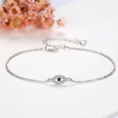 Evil eye link bracelet