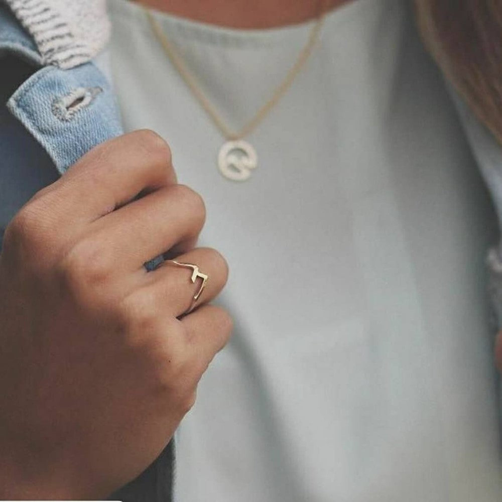 Mountain peak ring