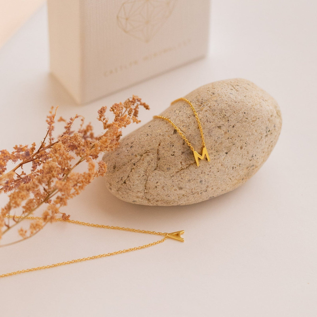 Jasmine – Initial necklace