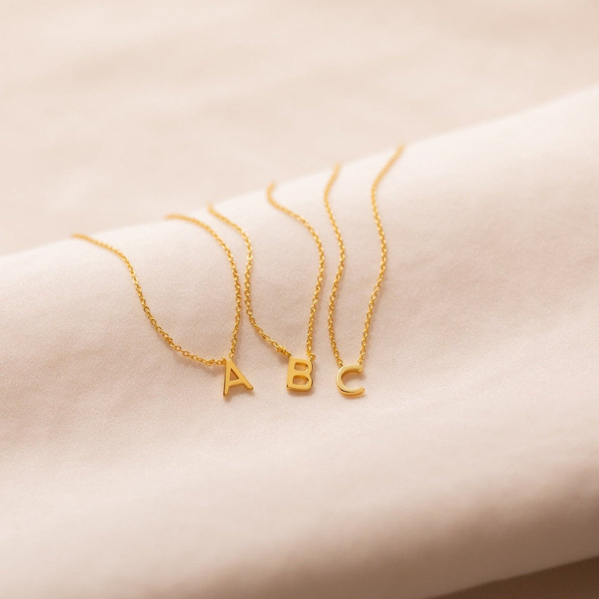 Jasmine – Initial necklace