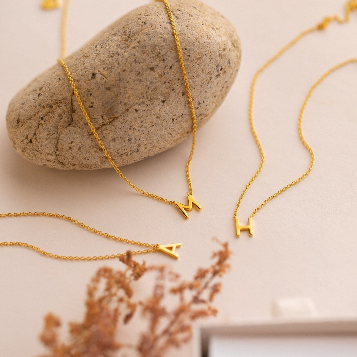 Jasmine – Initial necklace