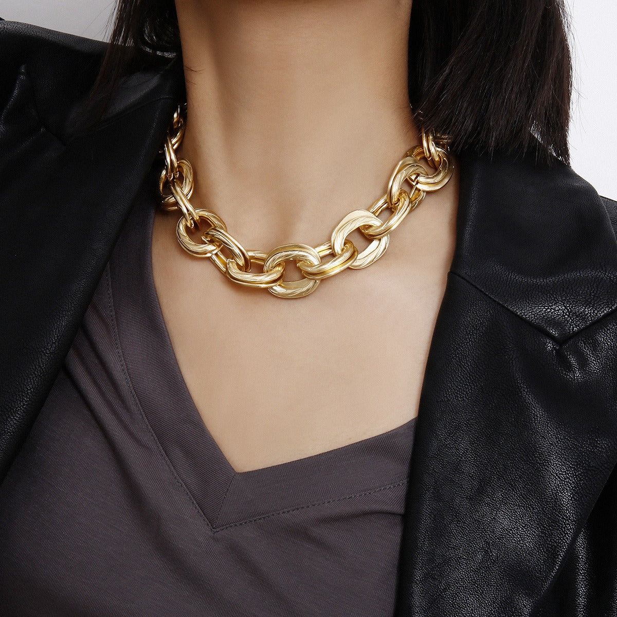 Alessia – Thick link necklace