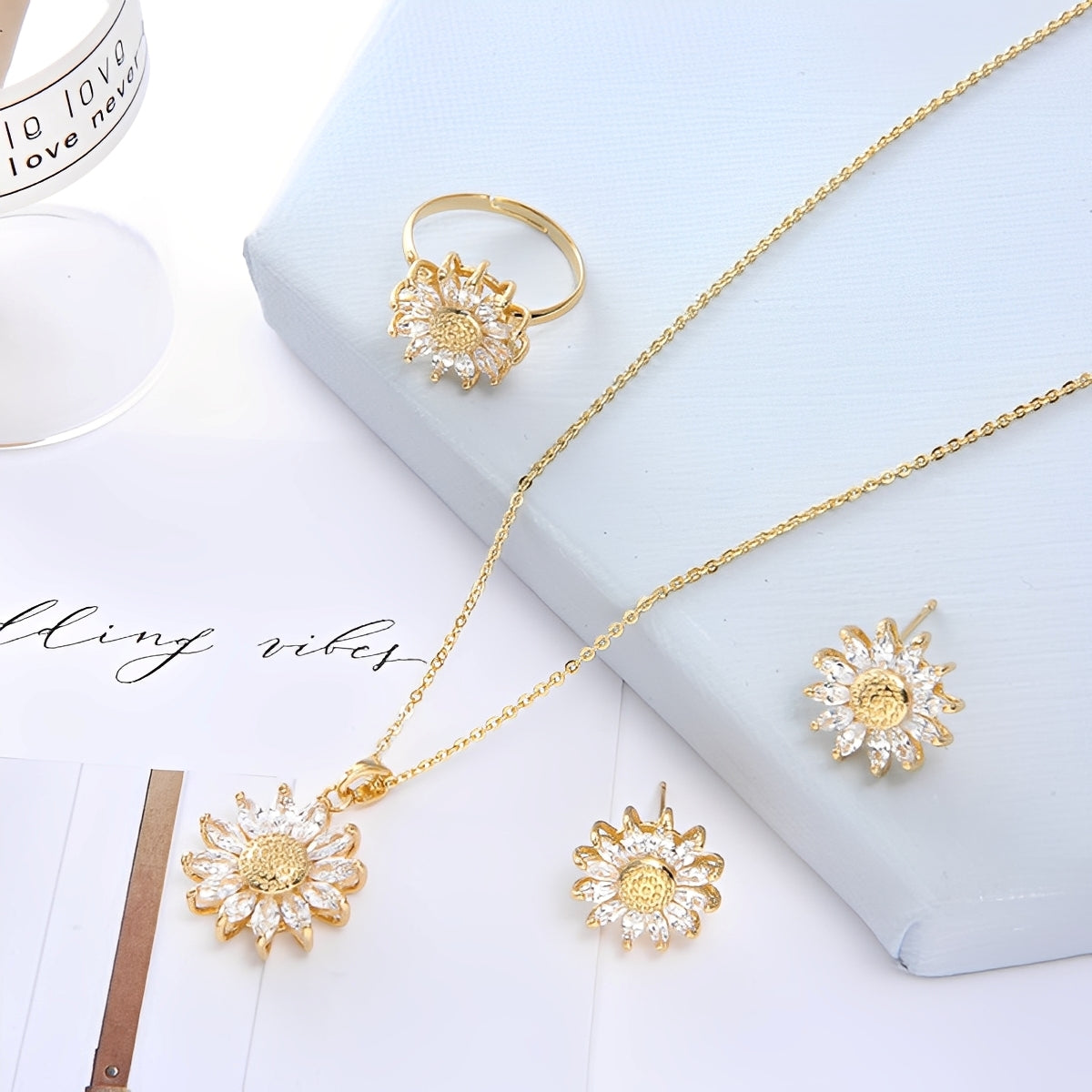 Elina – Necklace and earring set
