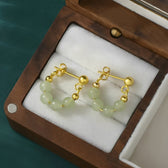 Ladies Earrings Featuring a Classic Round Design