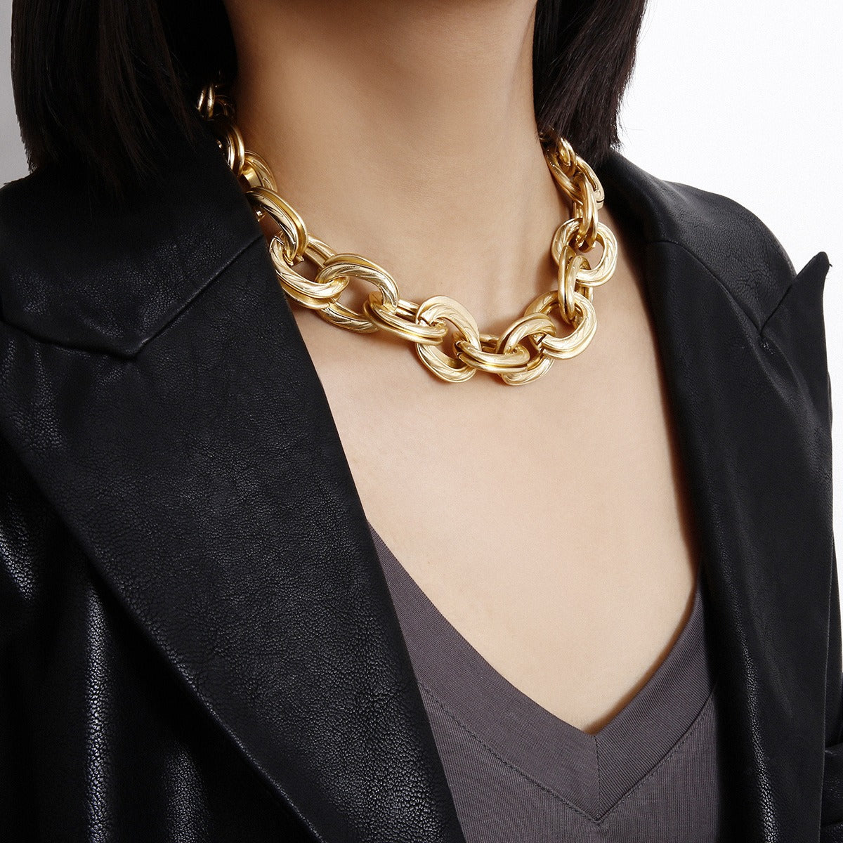 Alessia – Thick link necklace