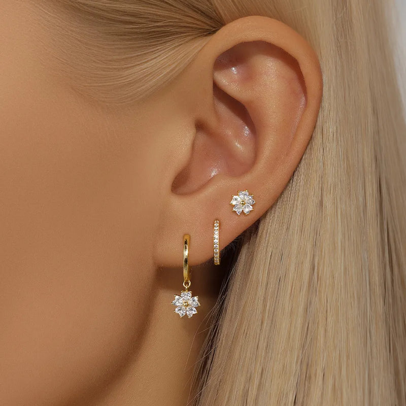 Ayaka – Flower earring set