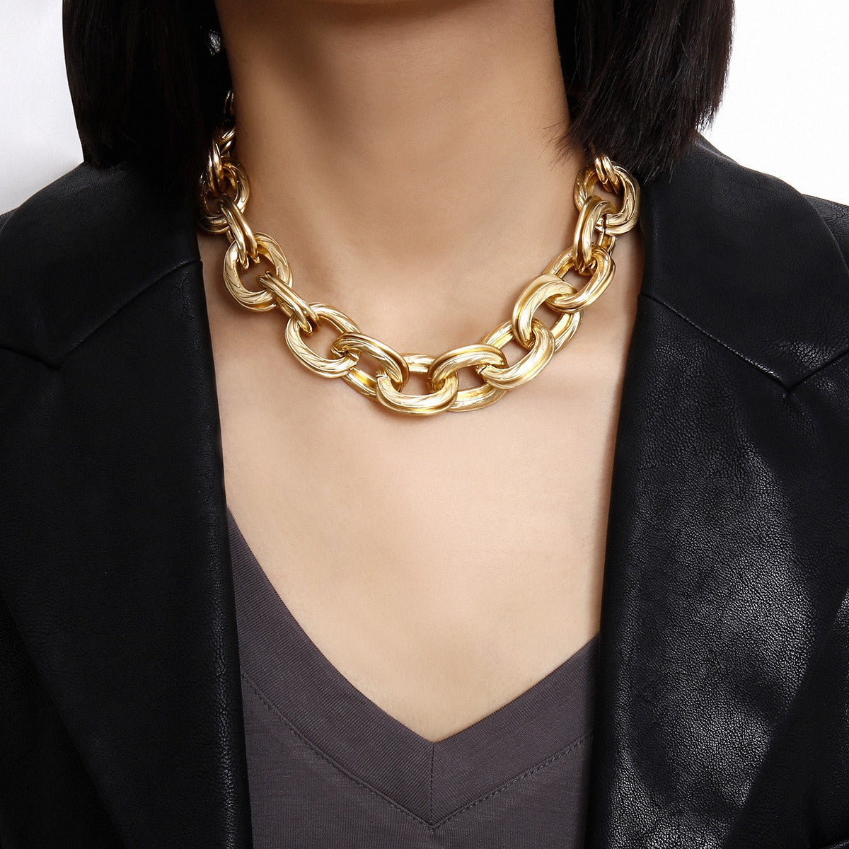 Alessia – Thick link necklace