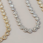 Victoria – Necklace and bracelet with round charm