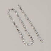 Victoria – Necklace and bracelet with round charm