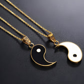 Tao – Split yin-yang necklace