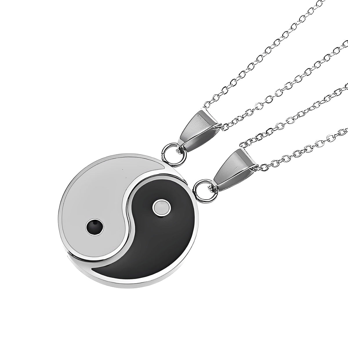 Tao – Split yin-yang necklace