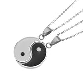 Tao – Split yin-yang necklace