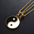 Tao – Split yin-yang necklace