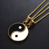 Tao – Split yin-yang necklace
