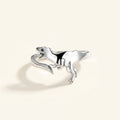 Adjustable Dinosaur Ring with Open Design