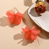 Fariba – Flower hoop earrings