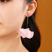 Fariba – Flower hoop earrings